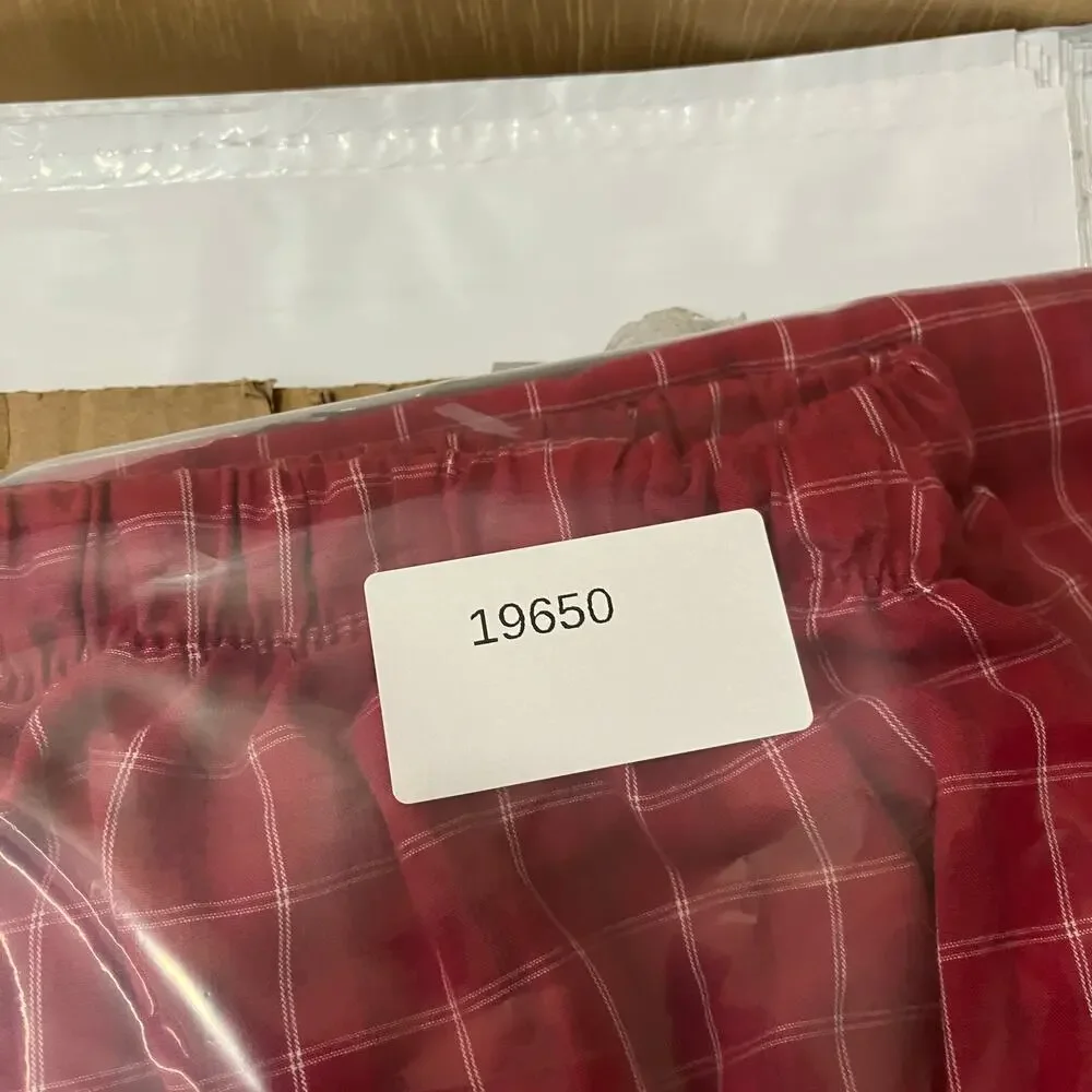 Concepts Sport Pajama Pants Mens‎ Size L Red Plaid Lounge Sleepwear Drawstring